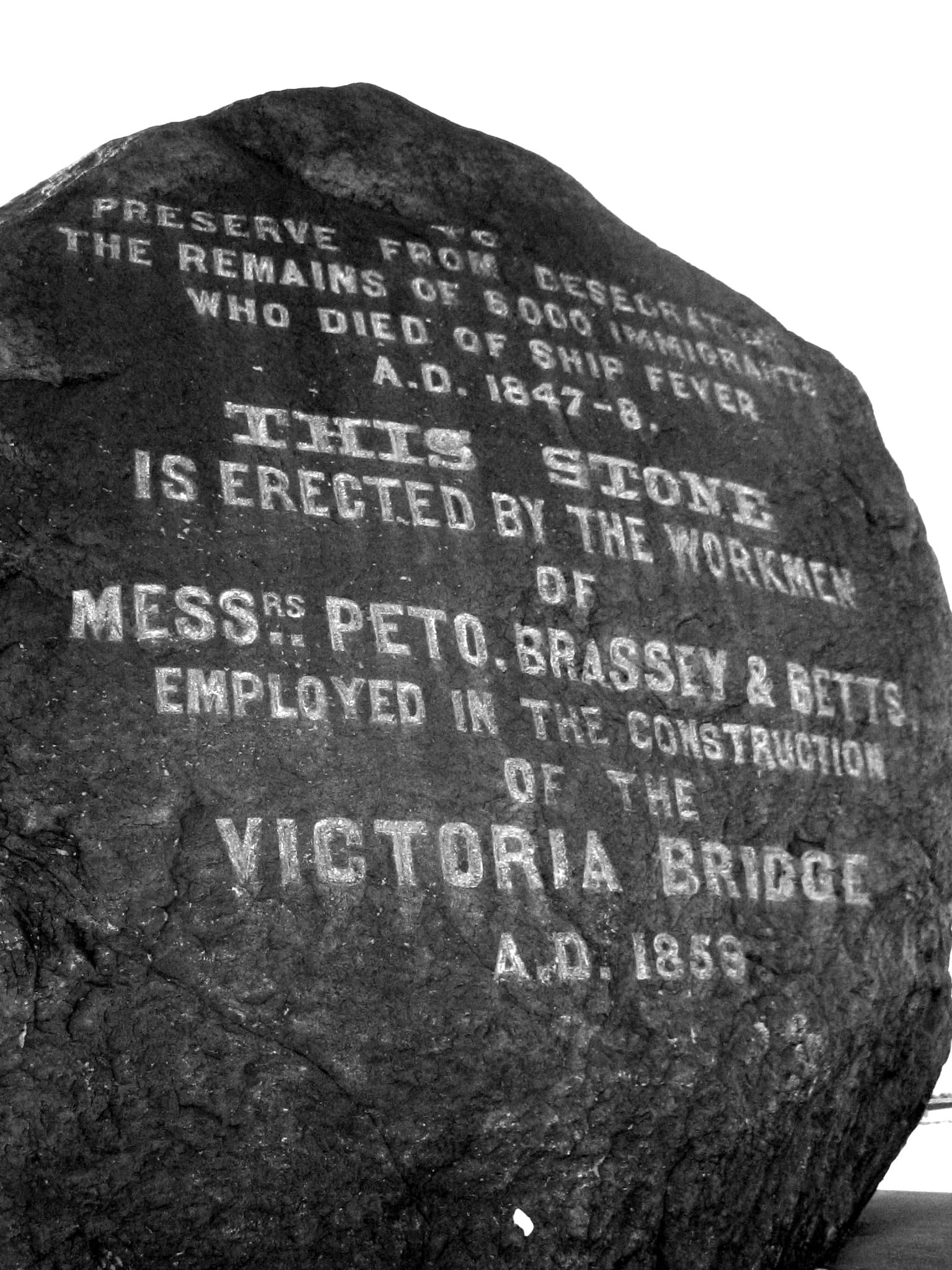 Irish Commemorative Stone