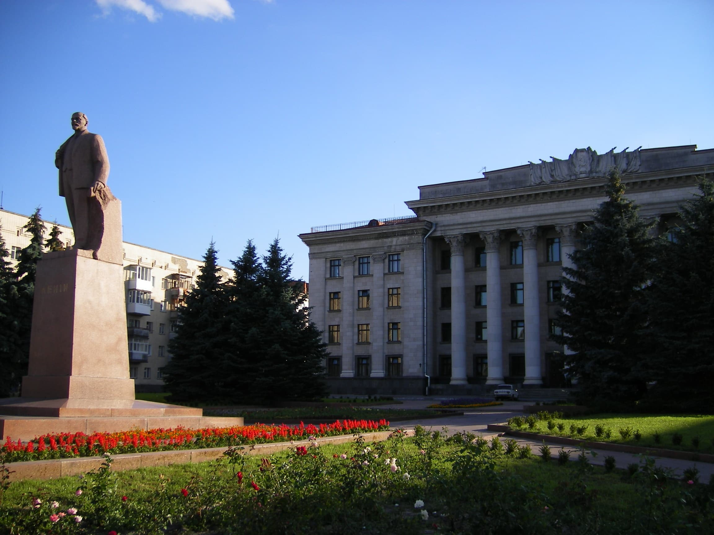 Statue of Lenin in Zhytomyr