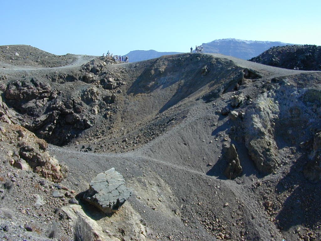 Santorini caldera
